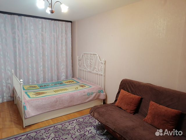 

1-к. квартира, 42 м², 2 кровати