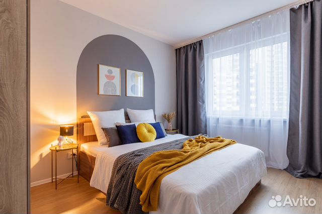 

1-к. квартира, 35 м², 2 кровати