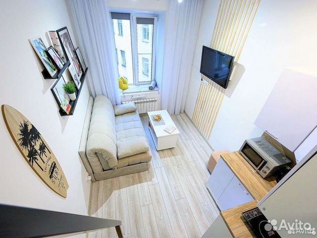 

Квартира-студия, 15 м², 2 кровати