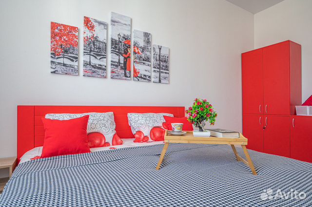 

1-к. квартира, 43 м², 2 кровати