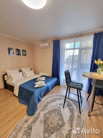 

Квартира-студия, 35 м², 2 кровати