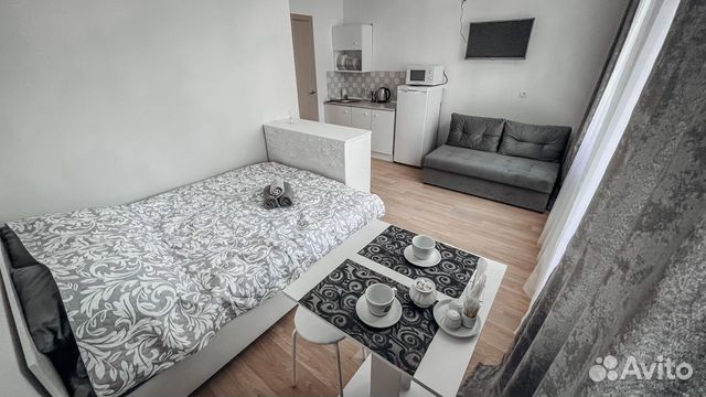 

Квартира-студия, 30 м², 2 кровати