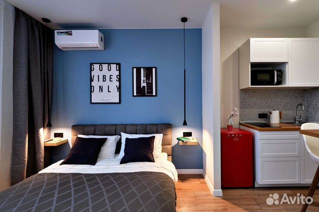 

Квартира-студия, 22 м², 1 кровать
