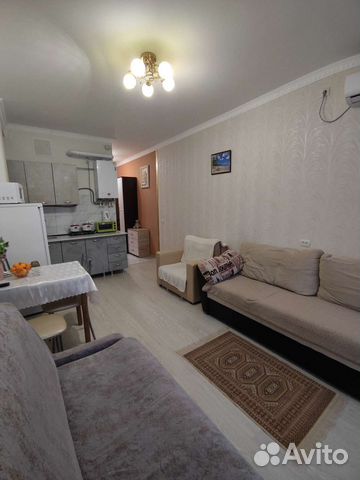 

Квартира-студия, 27 м², 2 кровати