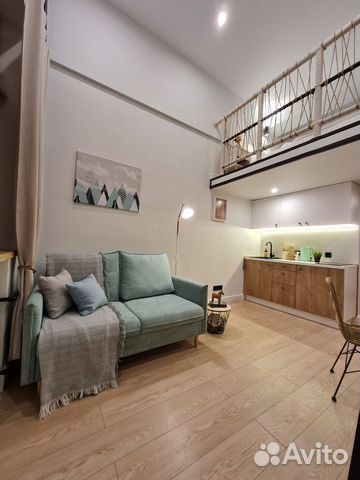 

Квартира-студия, 26 м², 2 кровати