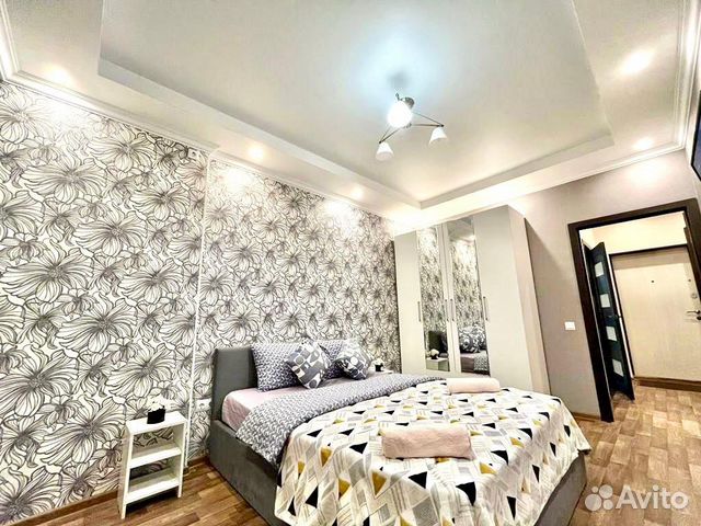 

1-к. квартира, 44 м², 2 кровати