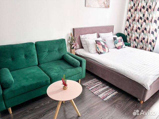 

Квартира-студия, 28 м², 3 кровати