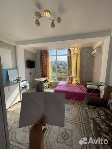 

Квартира-студия, 27 м², 2 кровати