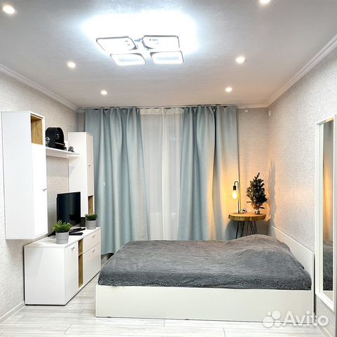 

1-к. квартира, 30 м², 2 кровати