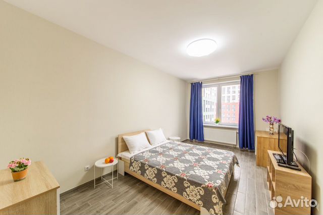 

1-к. квартира, 45 м², 3 кровати