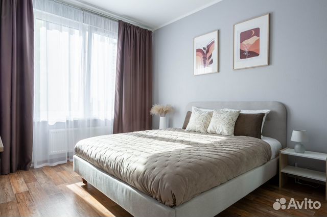 

1-к. квартира, 38 м², 2 кровати