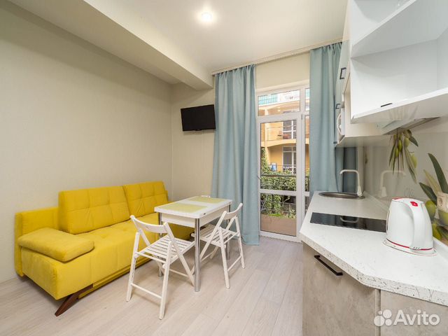 

Квартира-студия, 25 м², 2 кровати