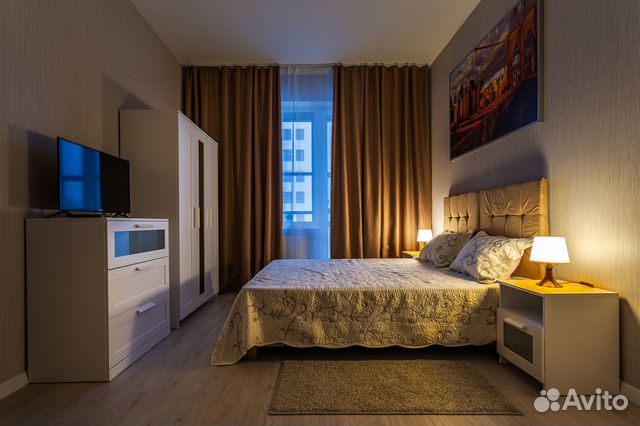 

Квартира-студия, 27 м², 2 кровати