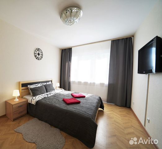 

1-к. квартира, 45 м², 2 кровати