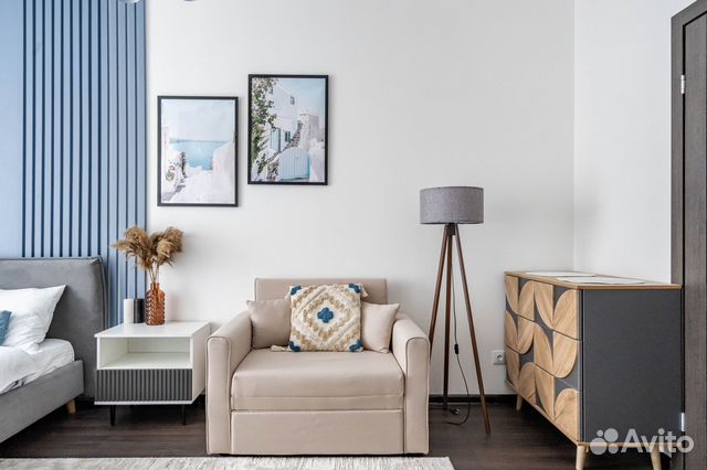 

Квартира-студия, 26 м², 2 кровати