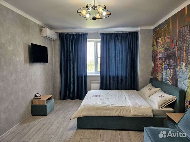

1-к. квартира, 42 м², 2 кровати