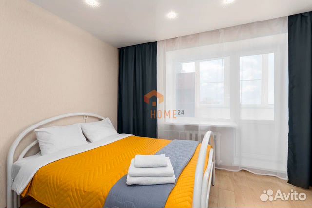 

1-к. квартира, 39 м², 2 кровати