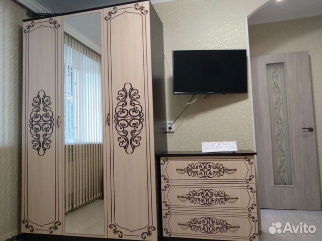

1-к. квартира, 32 м², 3 кровати