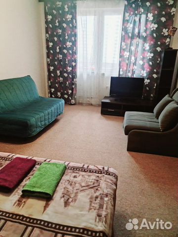 

1-к. квартира, 40 м², 2 кровати