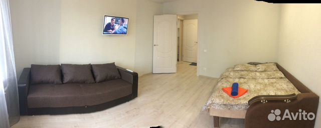 

1-к. квартира, 30 м², 2 кровати