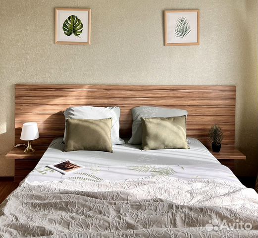 

1-к. квартира, 60 м², 2 кровати