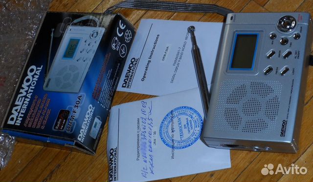 Радиоприемник многодиапазонный FM св кв1-7 daewoo Радиоприемник многодиапазонный FM св кв1-7 daewoo