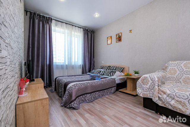

1-к. квартира, 36 м², 2 кровати