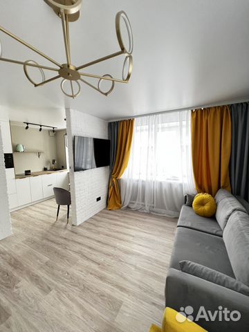 

Квартира-студия, 32 м², 1 кровать