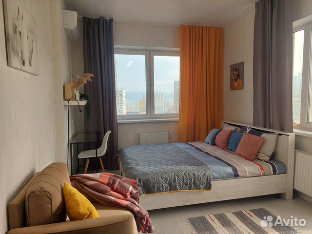 

1-к. квартира, 38 м², 2 кровати