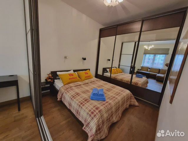 

1-к. квартира, 42 м², 2 кровати