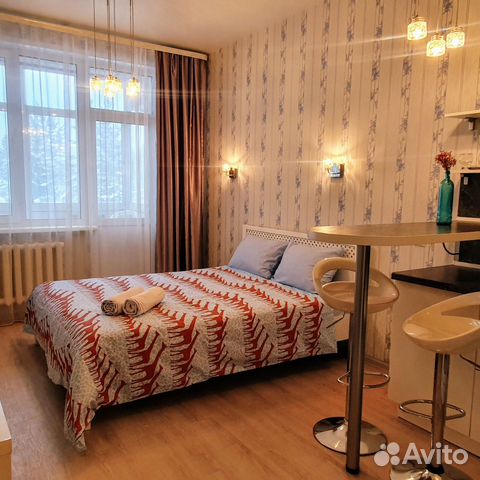 

Квартира-студия, 30 м², 2 кровати