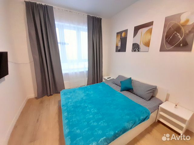 

1-к. квартира, 34 м², 2 кровати