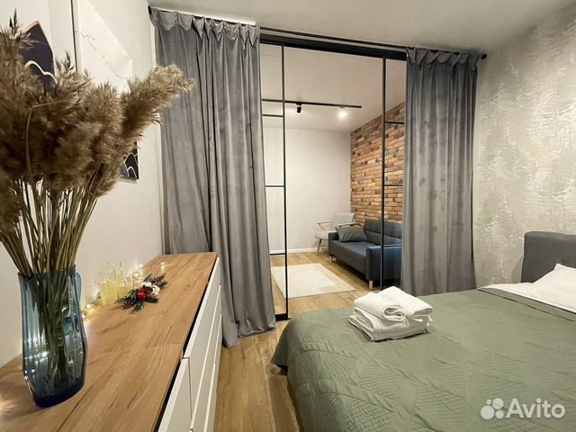 

1-к. квартира, 40 м², 2 кровати