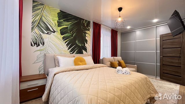 

Квартира-студия, 32 м², 2 кровати