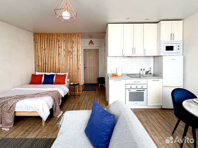 

Квартира-студия, 30 м², 2 кровати