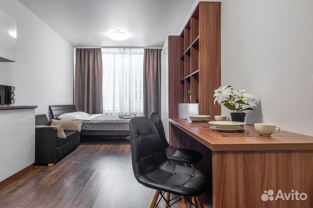 

Квартира-студия, 38 м², 2 кровати