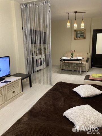 

Квартира-студия, 37 м², 2 кровати