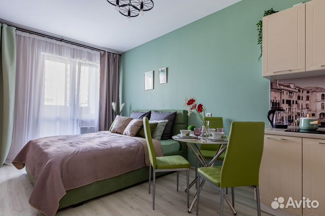 

Квартира-студия, 24 м², 1 кровать