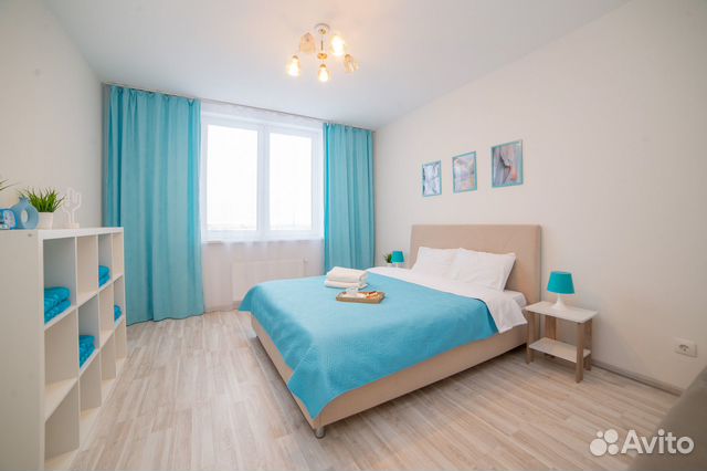 

1-к. квартира, 45 м², 3 кровати