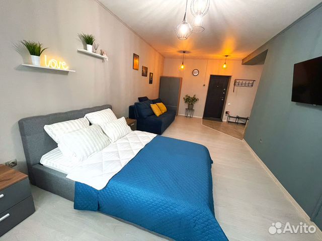 

1-к. квартира, 42 м², 2 кровати