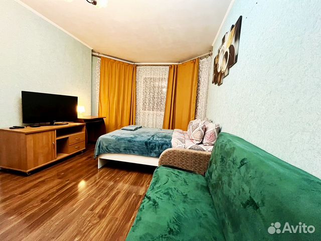 

1-к. квартира, 44 м², 2 кровати