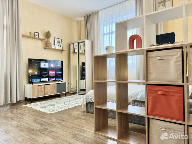 

Квартира-студия, 35 м², 2 кровати