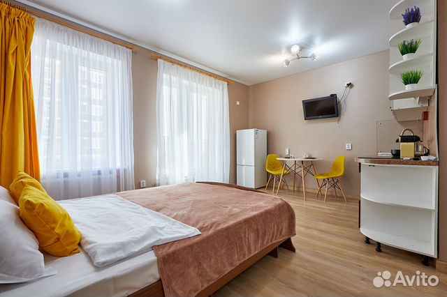

Квартира-студия, 27 м², 1 кровать