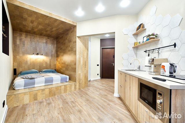 

Квартира-студия, 25 м², 1 кровать