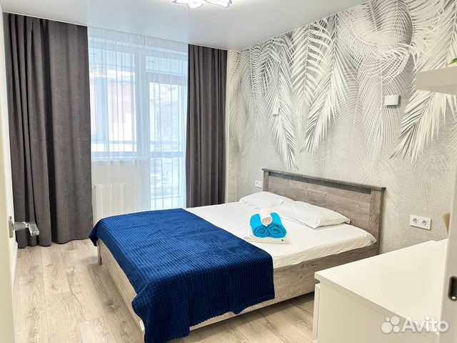 

1-к. квартира, 38 м², 2 кровати