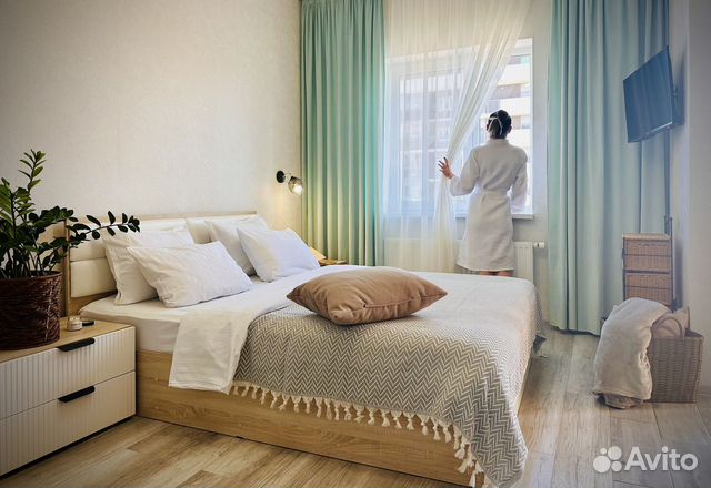 

Квартира-студия, 35 м², 2 кровати