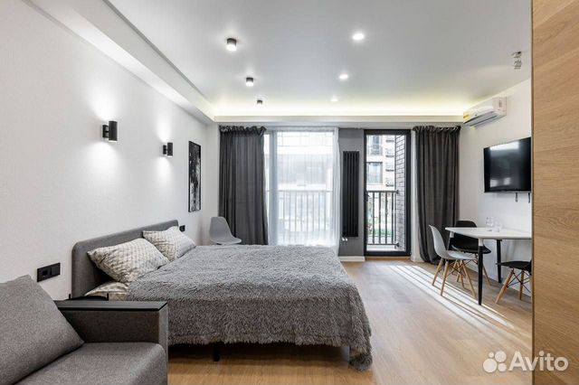 

Квартира-студия, 32 м², 2 кровати