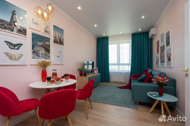 

1-к. квартира, 45 м², 2 кровати