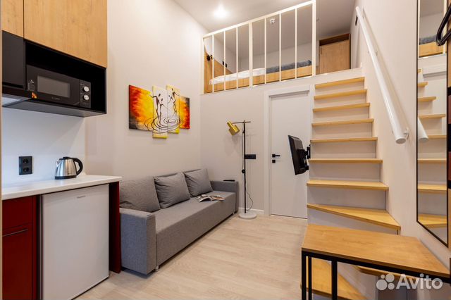 

Квартира-студия, 24 м², 2 кровати