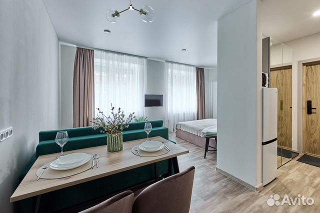 

Квартира-студия, 32 м², 2 кровати